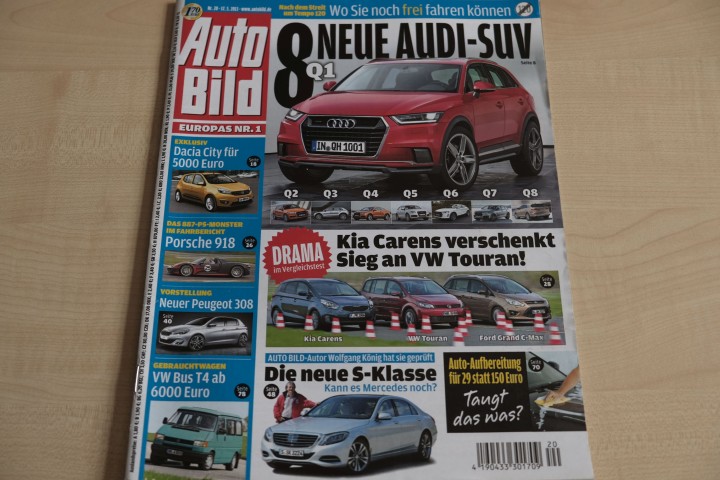 Deckblatt Auto Bild (20/2013)